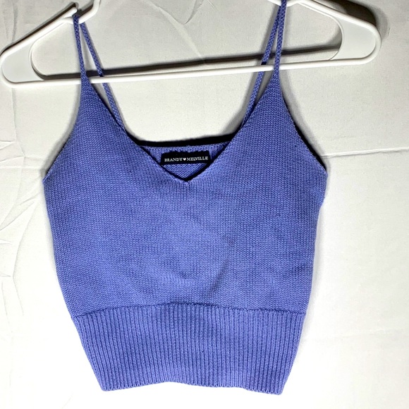 BRANDY MELVILLE lilac crochet tank - Picture 1 of 4
